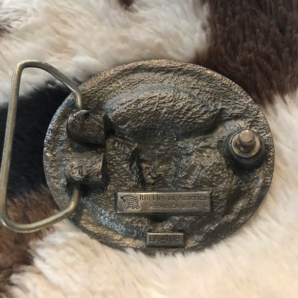 Bull Head Belt Buckle - Picture 2 of 3